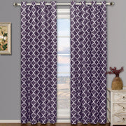 Thermal Insulated Curtain Purple Meridian Pair (Set of 2 Panels)
