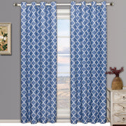 Thermal Insulated Curtain Periwinkle Meridian Pair (Set of 2 Panels)