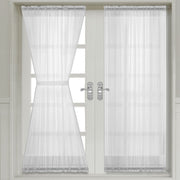 Abri Door Curtain Panel Crushed Sheer (Single)