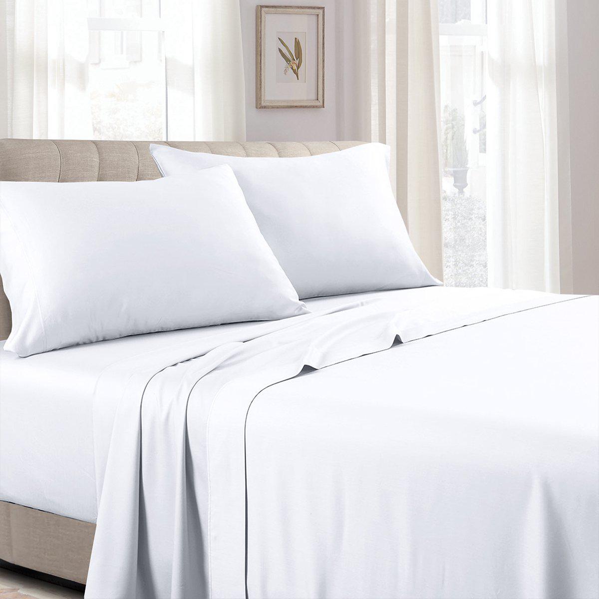 Extra Deep Pockets (22 inches) Sheet Set - Solid 300 Thread Count